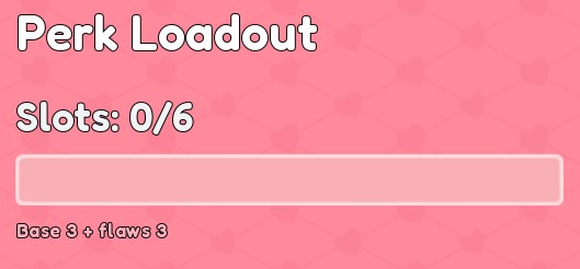 Perk slot example